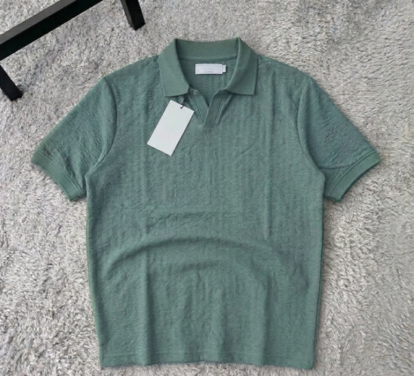 Gemini_Generated_Image_lqm94blqm94blqm9 Men's Combo Cable-Knit Textured Polo Shirt