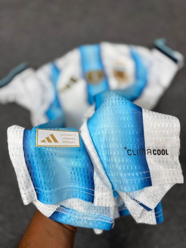 Argentina 2022 FIFA World Champions Home Jersey – Adidas Authentic Player Version
