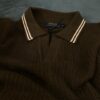 Elevate your wardrobe with our Olive Green Knit Polo