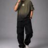 OnGreed — Oversized Crow Tee | Olive-to-Black Wash
